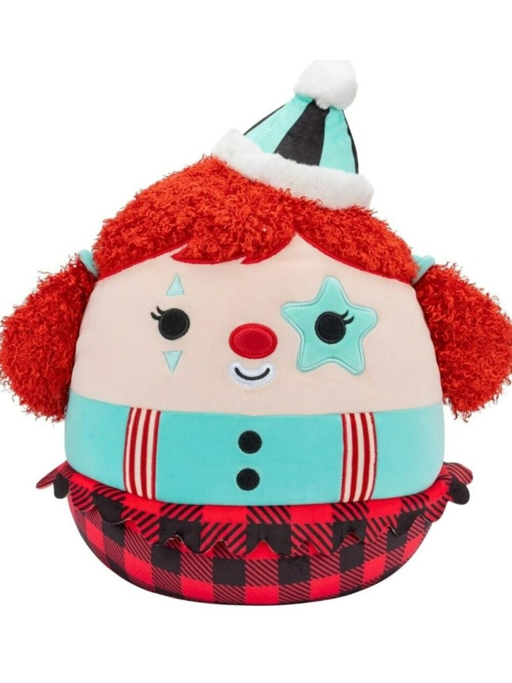 Squishmallows Eurydice The Clown With Teal Star Eye 12" Plush